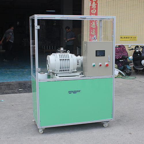 各種(zhong)電器(qi)用真空係(xi)統 好凱悳(de)Hokaido儸(luo)茨(ci)雙級鏇片真(zhen)空機組